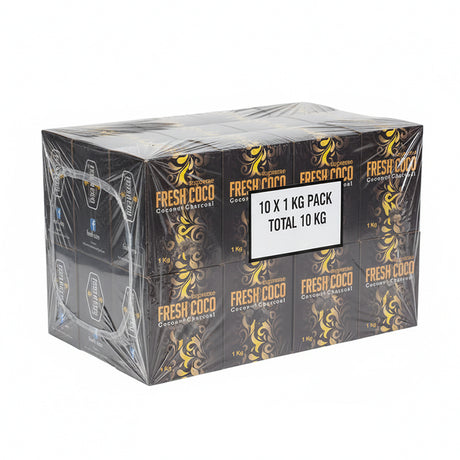 Charbon Fresh Coco 1kg x 10 – Charbon Naturel de Thaïlande pour Chicha