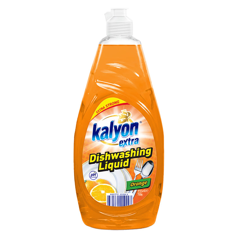Kalyon Liquide Vaisselle Orange 750ml x 12 – Liquide Vaisselle