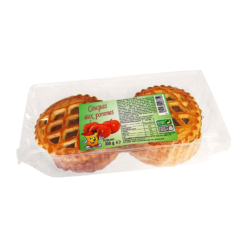 Couques aux Pommes Fourré 300g x 12 – Pâtisserie