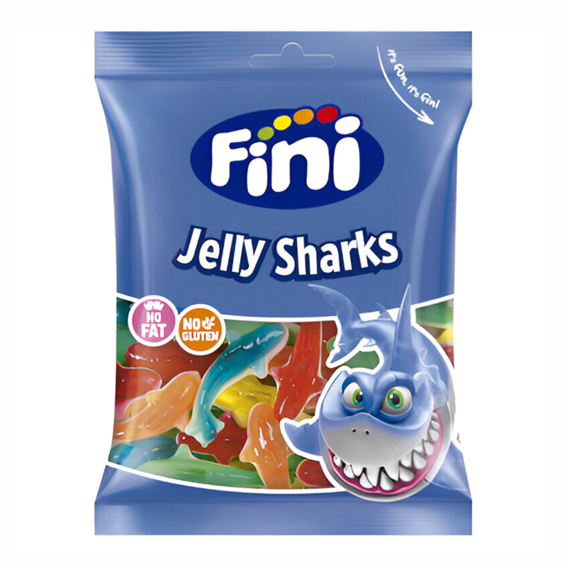 Fini Requins Assortis Lisses Halal 90gr x 12 – Confiserie