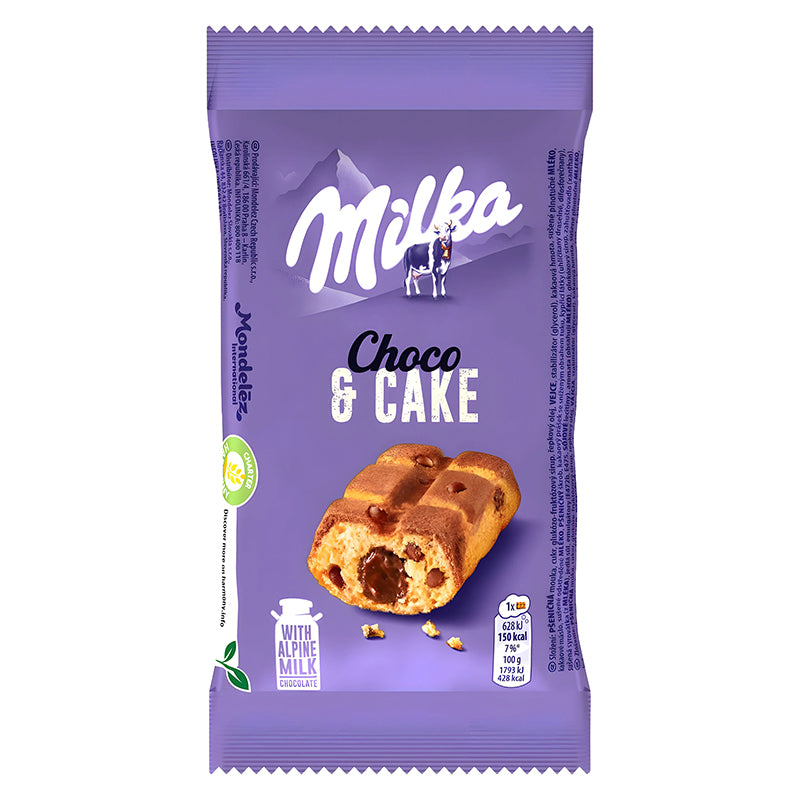 Milka Cake Choc 5 x 35g x 16 – Gâteau x Individuels