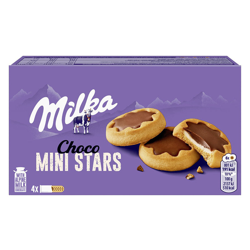 Milka Choco Mini Star 150g x 16 – Chocolat