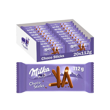 Milka Choco Sticks 112g x 20 – Chocolat