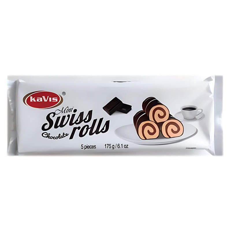 Mini Swiss Roll 175g x 10 – Gâteaux Individuels