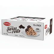 Mini Swiss Roll 175g x 10 – Gâteaux Individuels