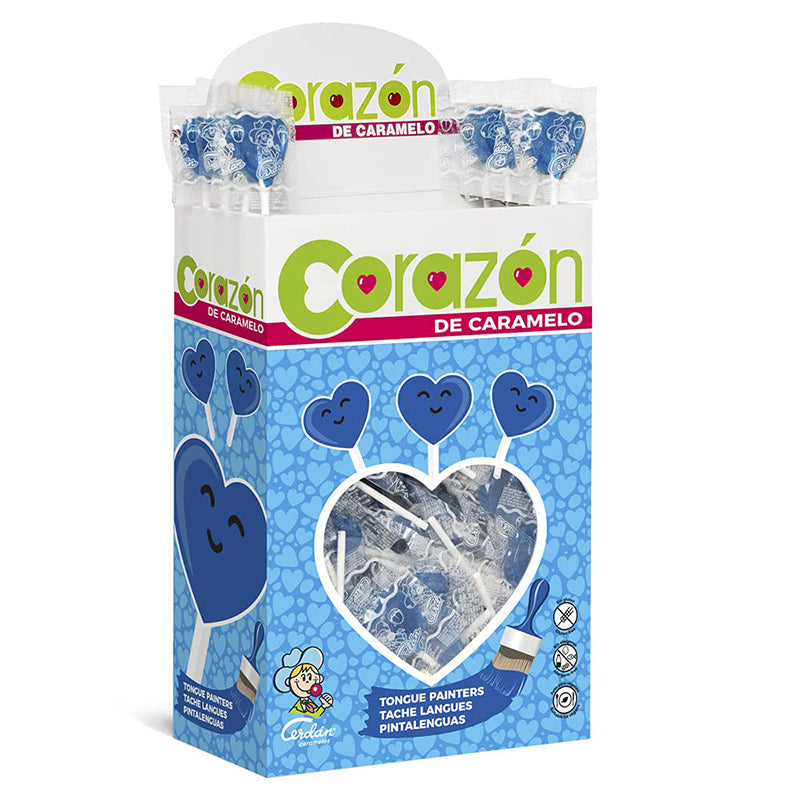 Sucette Petit Coeur 200pcs Bleu – Bonbons