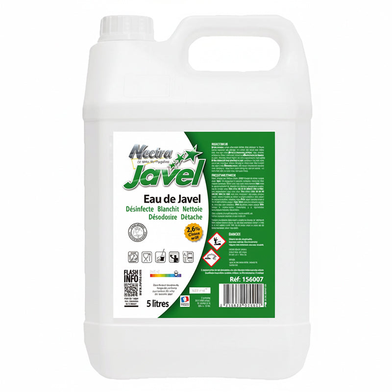 Eau de Javel 5L EP – Pack de 3 Produits Ménagers