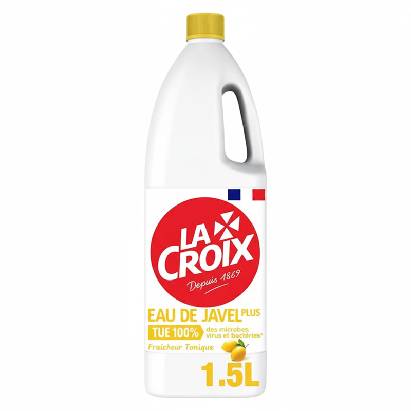 Eau de Javel La Croi 1.5L – Pack de 8 Produits Ménagers