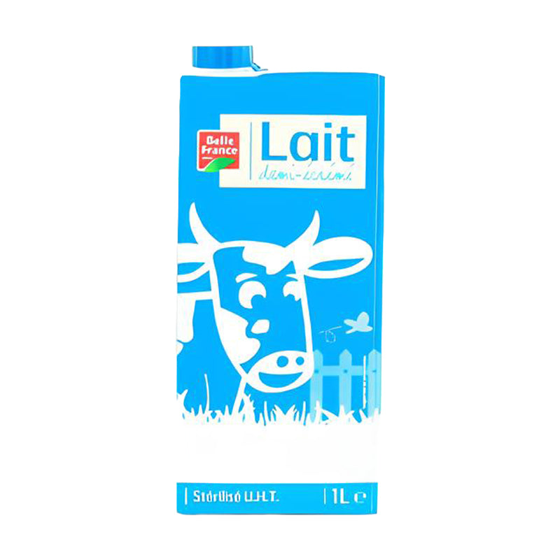 Lait Brik Demi Écrémé 1L x 6 BF Bleu – Produits Laitiers