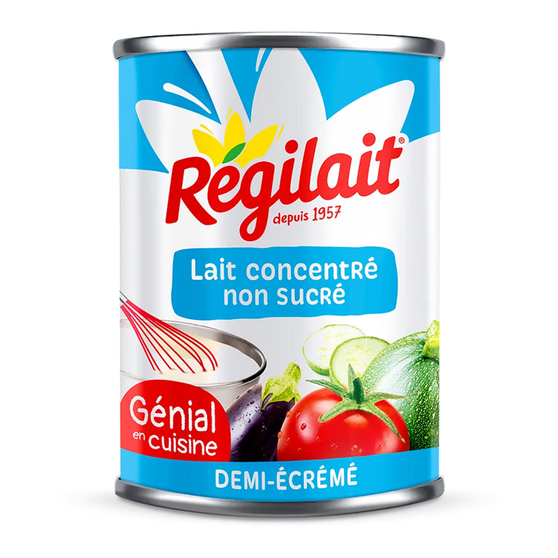 Lait Concentré Demi Écrémé Regilait 410gr x 12 – Produits Laitiers