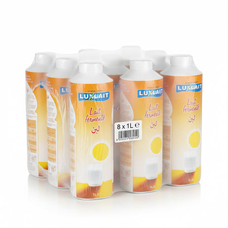 Lait Fermenté Lu 1L – Pack de 8 Produits Laitiers