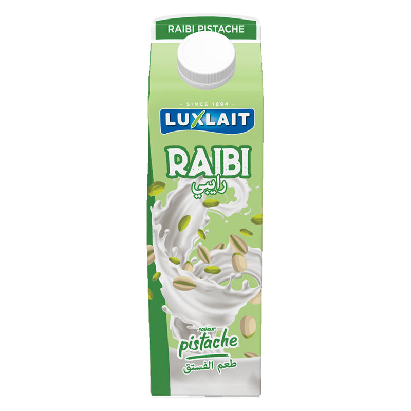 Raibi Saveur Pistache 1L – Pack de 8 Boissons Lactées