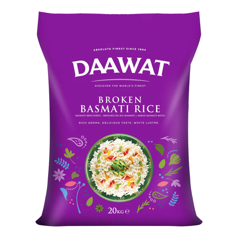 Riz Basmati Broken Daawat 20kg – Riz & Céréales