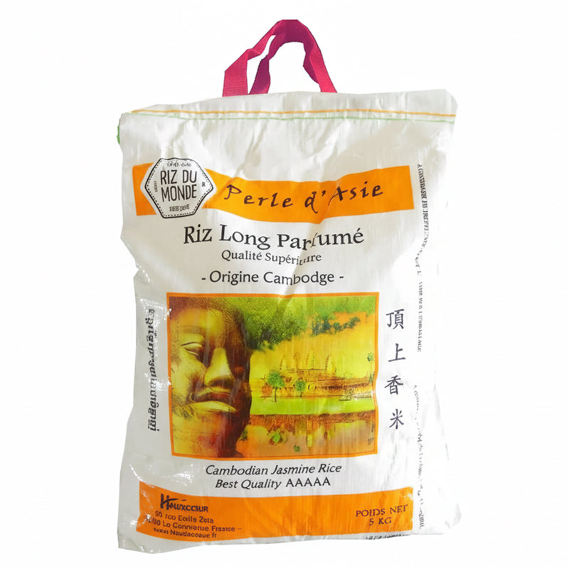 Riz Cambodge Long 5kg Perle Asie Promo – Pack de 5 Riz & Céréales