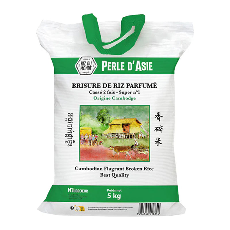 Riz Cassé 2 Fois Cambodge 5kg Perle Asie Promo – Pack de 5 Riz & Céréales