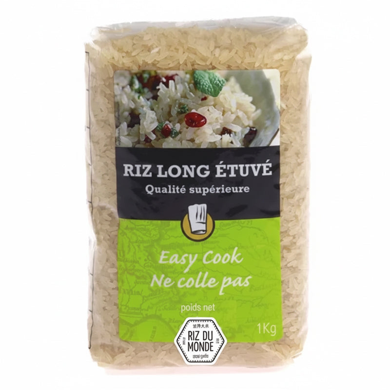 Riz Etuvé Indica 1kg Riz du Monde – Pack de 10 Riz & Céréales