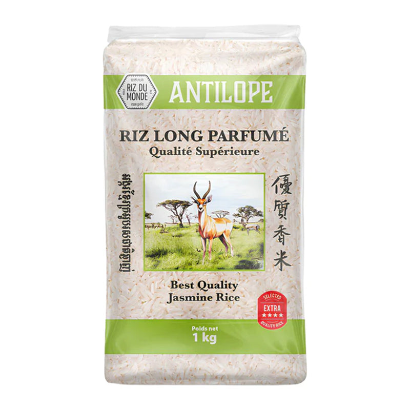 Riz Long Antilope Cambodge 1kg – Pack de 15 Riz & Céréales
