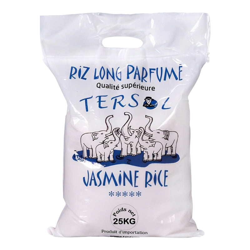 Riz Long Etuvé 25kg Tersol Family Elephant – Riz & Céréales