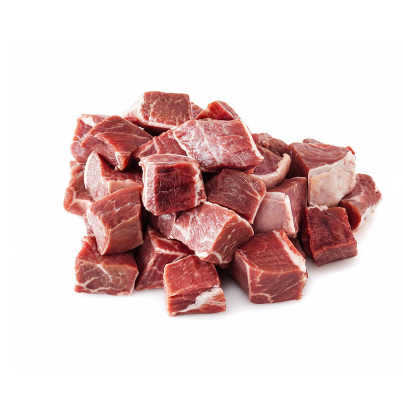 Cube de Chèvre avec Os 1kg – Pack de 12 Viande