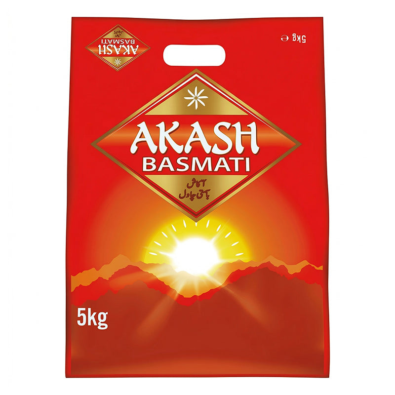 Riz AKASH 5kg – promo, riz basmati long grain de qualité supérieure