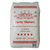 Riz cassé 2 fois Thailande 20kg FAMILY ELEPHANT – riz étuvé de qualité