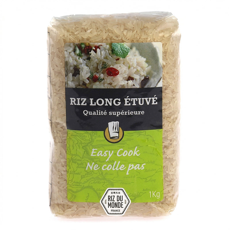 Riz étuvé Indica 1kg x10 RIZ DU MONDE – pack pratique de riz basmati long grain