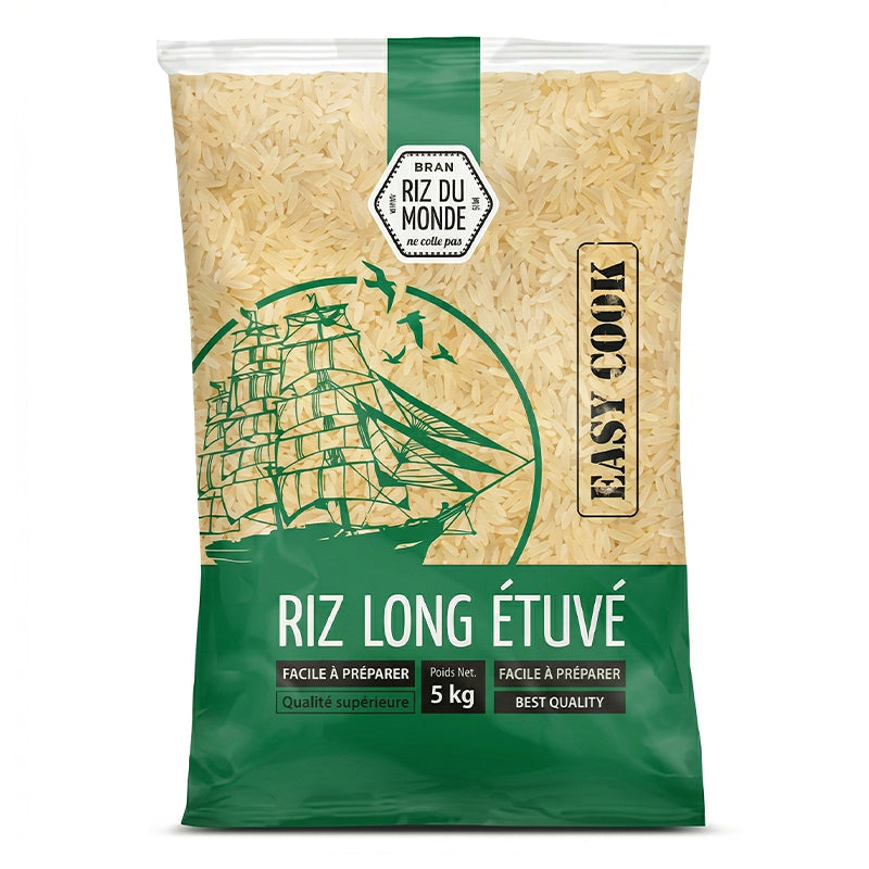 Parboiled Indica Rice 5kg – Quality Long Grain Basmati Rice