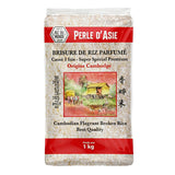 Riz cassé 2 fois 1kg x10 Cambodge Perle Asie – pack pratique de riz étuvé