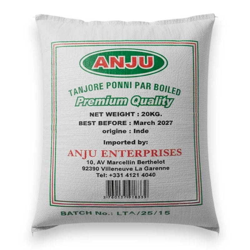 Riz Ponni ANJU Thanjavur 20kg – riz basmati long grain de qualité