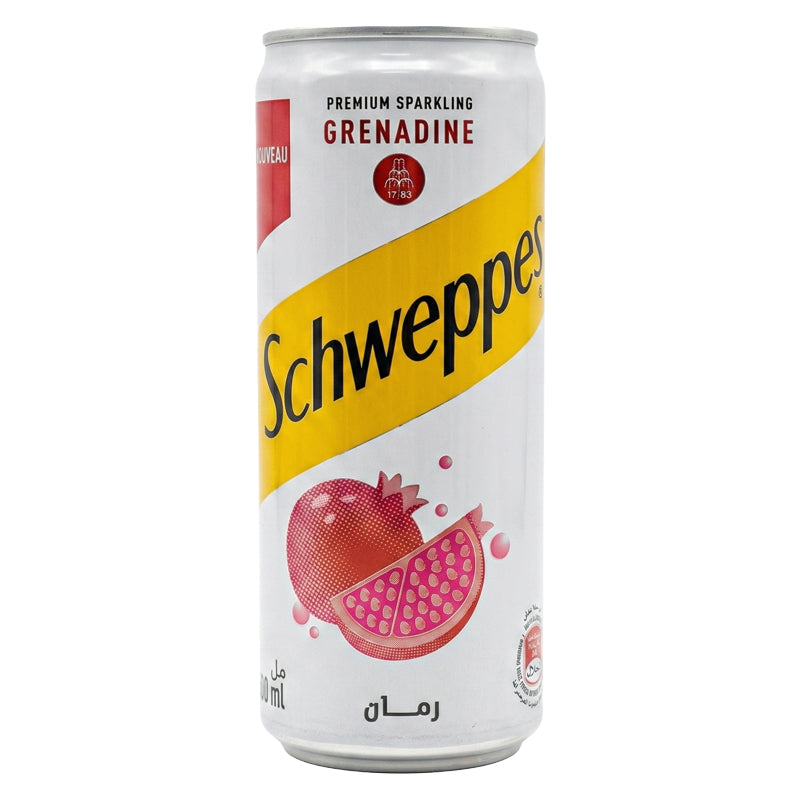 Schweppes Grenadine 24cl x 24 Bouteilles – Pack Promo Boisson Gazeuse Fruitée