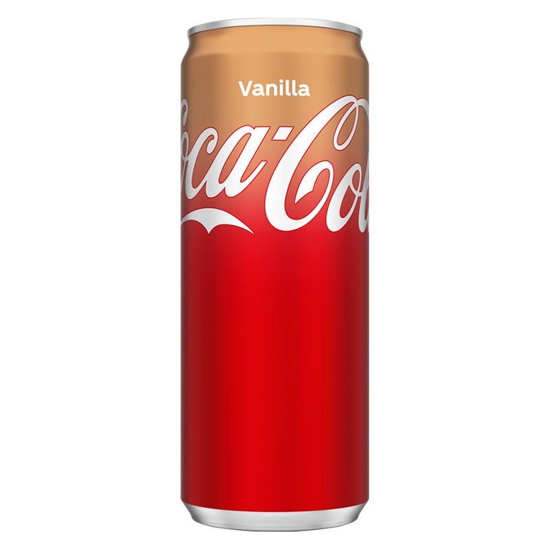 Coca-Cola Vanille – Pack de 24 x 33cl, Boisson Gazeuse Saveur Vanille