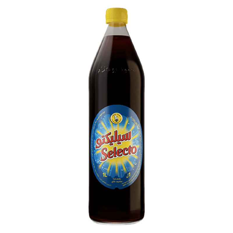 Hamoud Selecto Verre S – Pack de 6 x 1L, Boisson Gazeuse