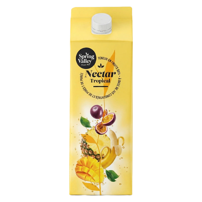 Spring Valley Tropical – Pack de 6 x 1L, Jus de Fruits