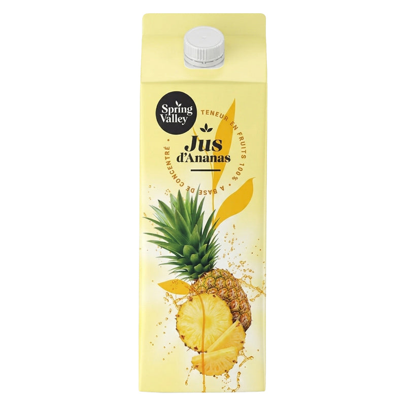 Spring Valley Ananas – Pack de 6 x 1L, Jus de Fruits
