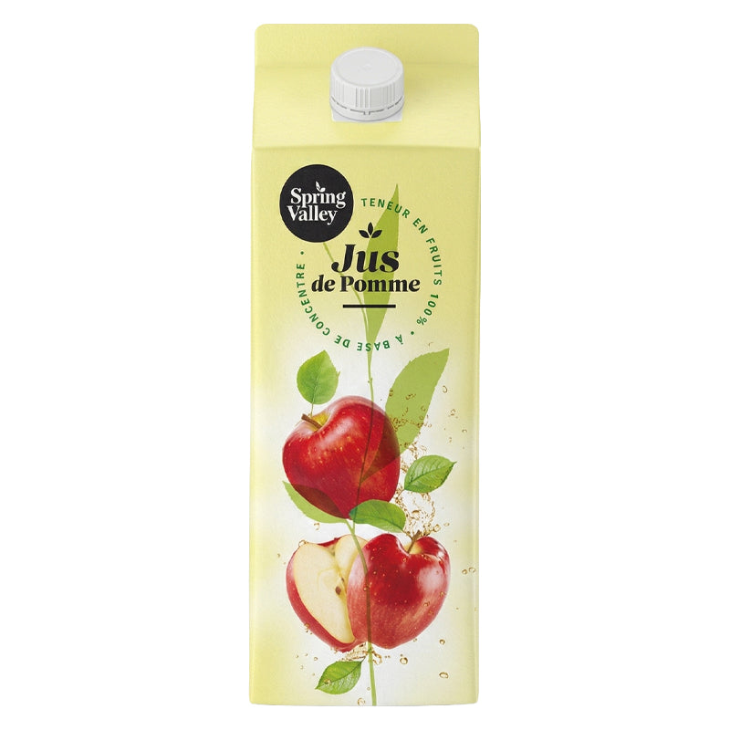 Spring Valley Pomme – Pack de 8 x 1L, Jus de Fruits