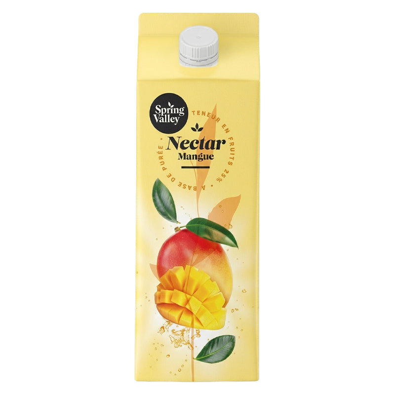 Spring Valley Mangue – Pack de 6 x 1L, Jus de Fruits