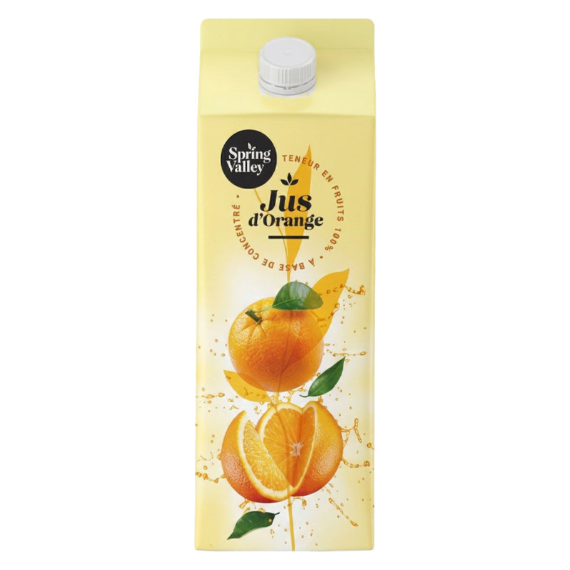 Spring Valley Orange – Pack de 6 x 1L, Jus de Fruits