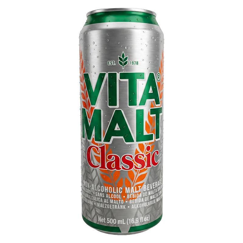 Vitamalt Classic – Pack de 24 x 500ml, Boisson Maltée