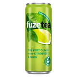 FuzeTea Mint/Lemon – Pack of 24 x 33cl, Flavoured Iced Tea