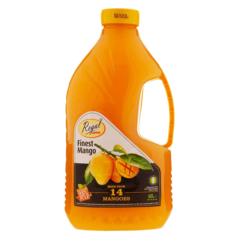 Regal Mango Jus – Bouteille 2L, Boisson aux Fruits, Promo