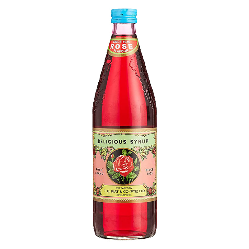 Kiat Sirop de Rose – Pack de 12 x 750ml, Sirop Aromatisé