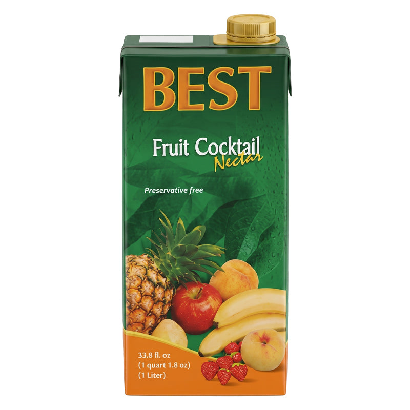 Best Nectar Cocktail – Pack de 6 x 1L, Jus de Fruits