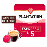 Thé Plantation Espresso N°5 – Pack de 16, Café Moulu / Capsules
