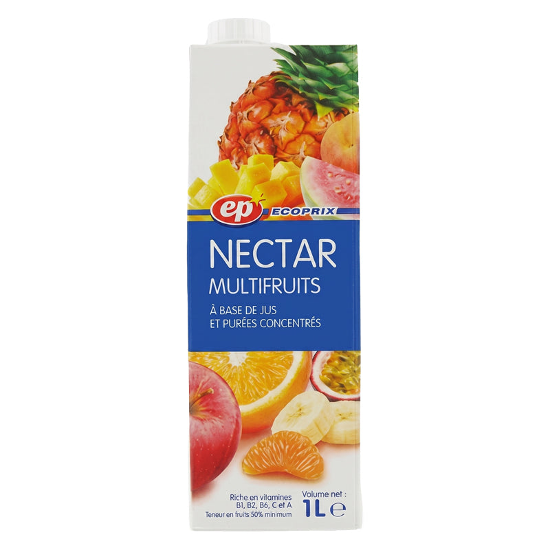 Nectar Multivitamine – Pack de 6 x 1L EP BRIK, Jus de Fruits