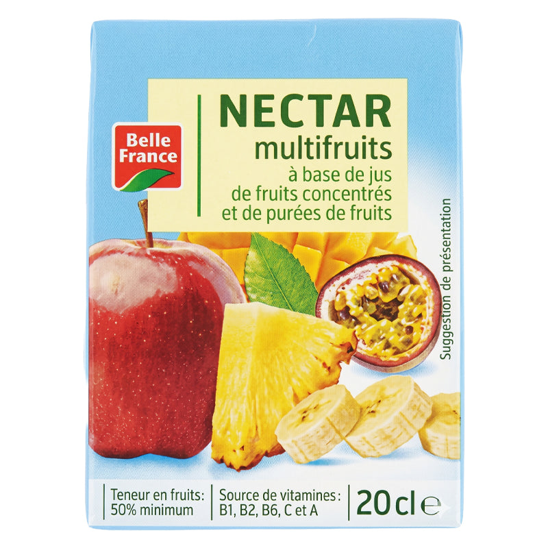 Jus Multivitamine – Pack de 6 x 20cl BF BRIK, Jus de Fruits