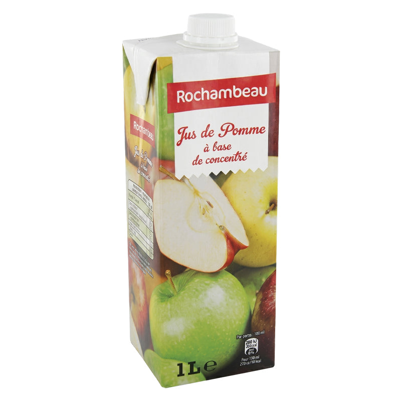 Jus ABC Pomme – Pack de 6 x 1L BRIK Rochambeau, Jus de Fruits