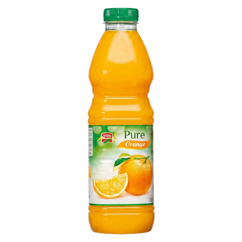 Jus Orange – Pack de 6 x 1L PET BF, Jus de Fruits