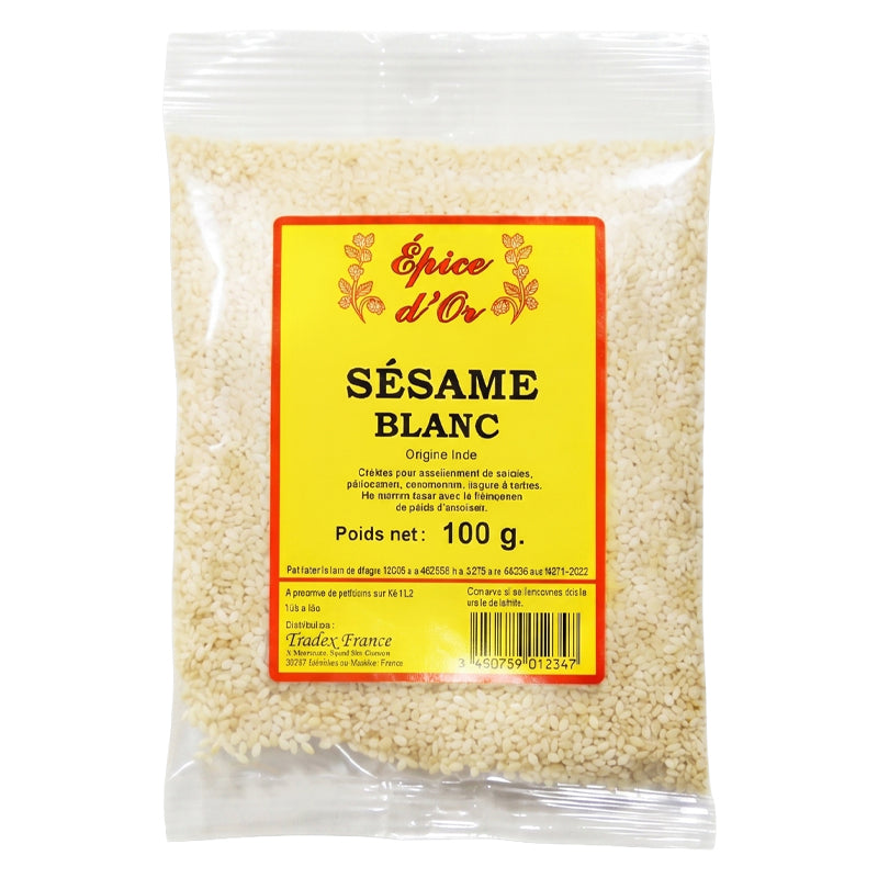Graines de Sésame Blanc 100g x 20 Pack – Graines Naturelles de Qualité Supérieure