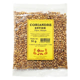 Epice d'Or Coriandre Entière 50g x 20 Pack – Lot de Graines de Coriandre Premium