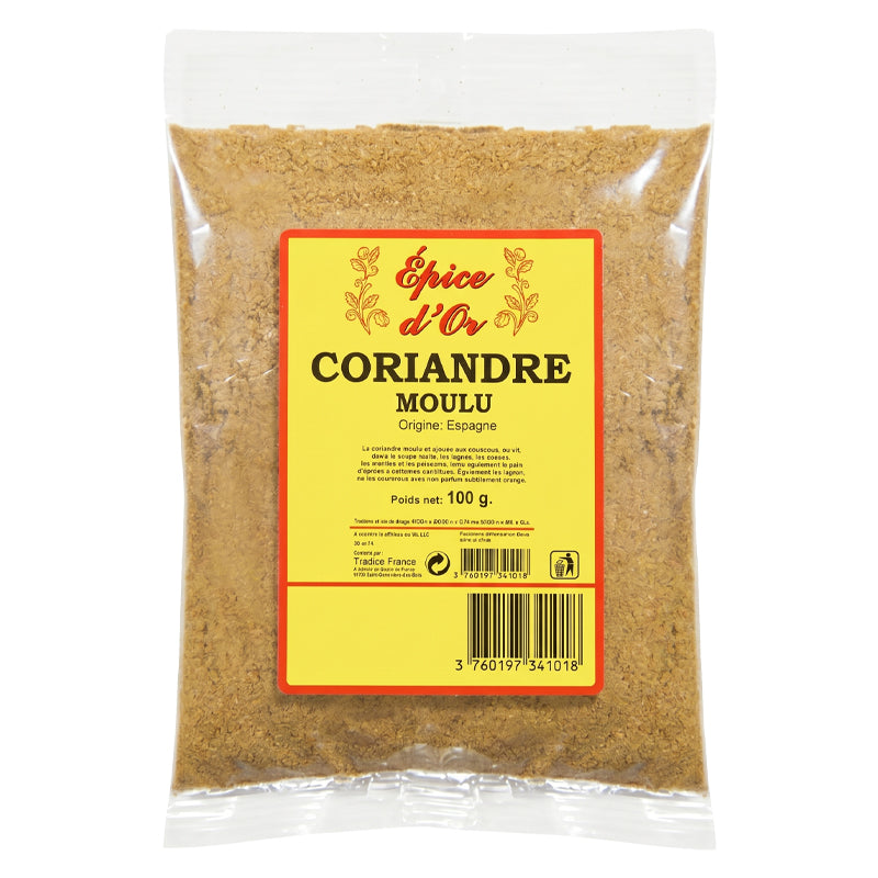 Coriandre en Poudre (Moulu) 100g x 20 Pack – Épice Moulue de Haute Qualité